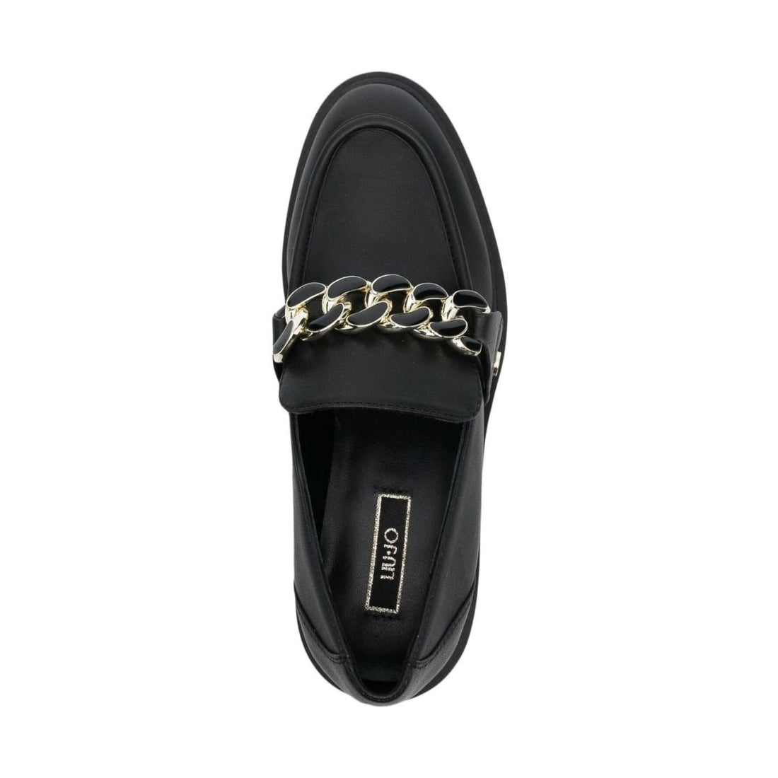 Liu Jo womens black gabrielle 13 loafers | Vilbury London