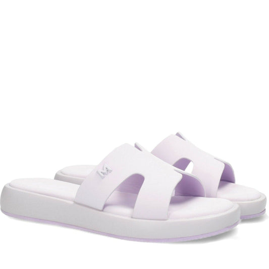 Mexx womens lilac lotus slippers | Vilbury London