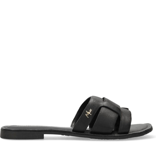 Mexx womens black jacey slippers | Vilbury London