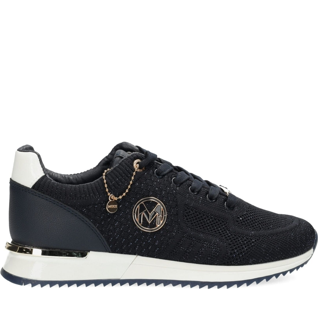 Mexx womens dk navy gitte glitter sport shoe | Vilbury London