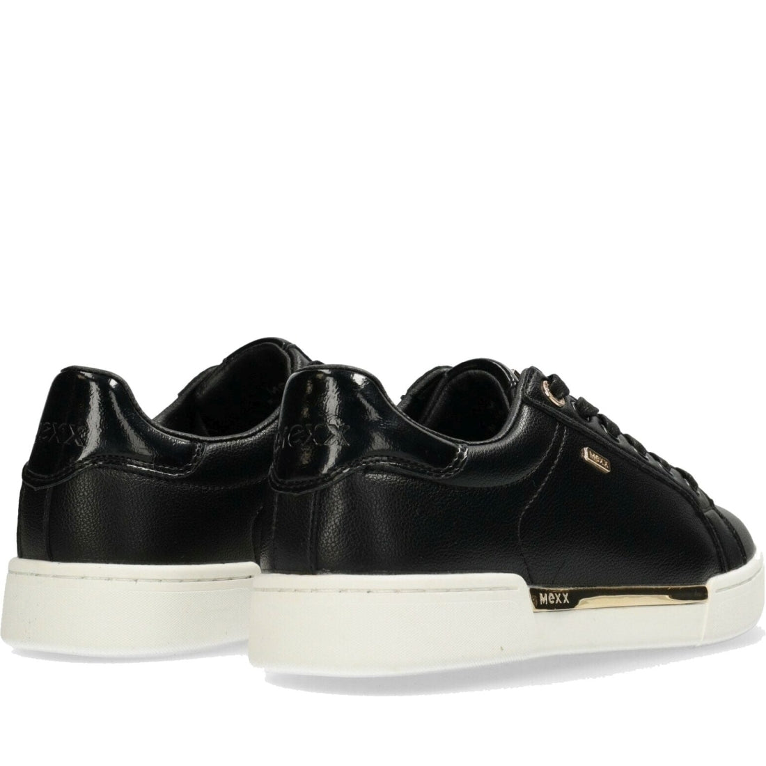 Mexx womens black, gold helexx sport shoe | Vilbury London