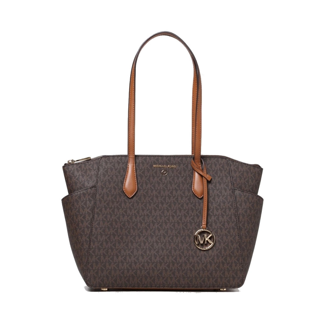 Michael Kors Womens Brn Acorn md handbag | Vilbury London