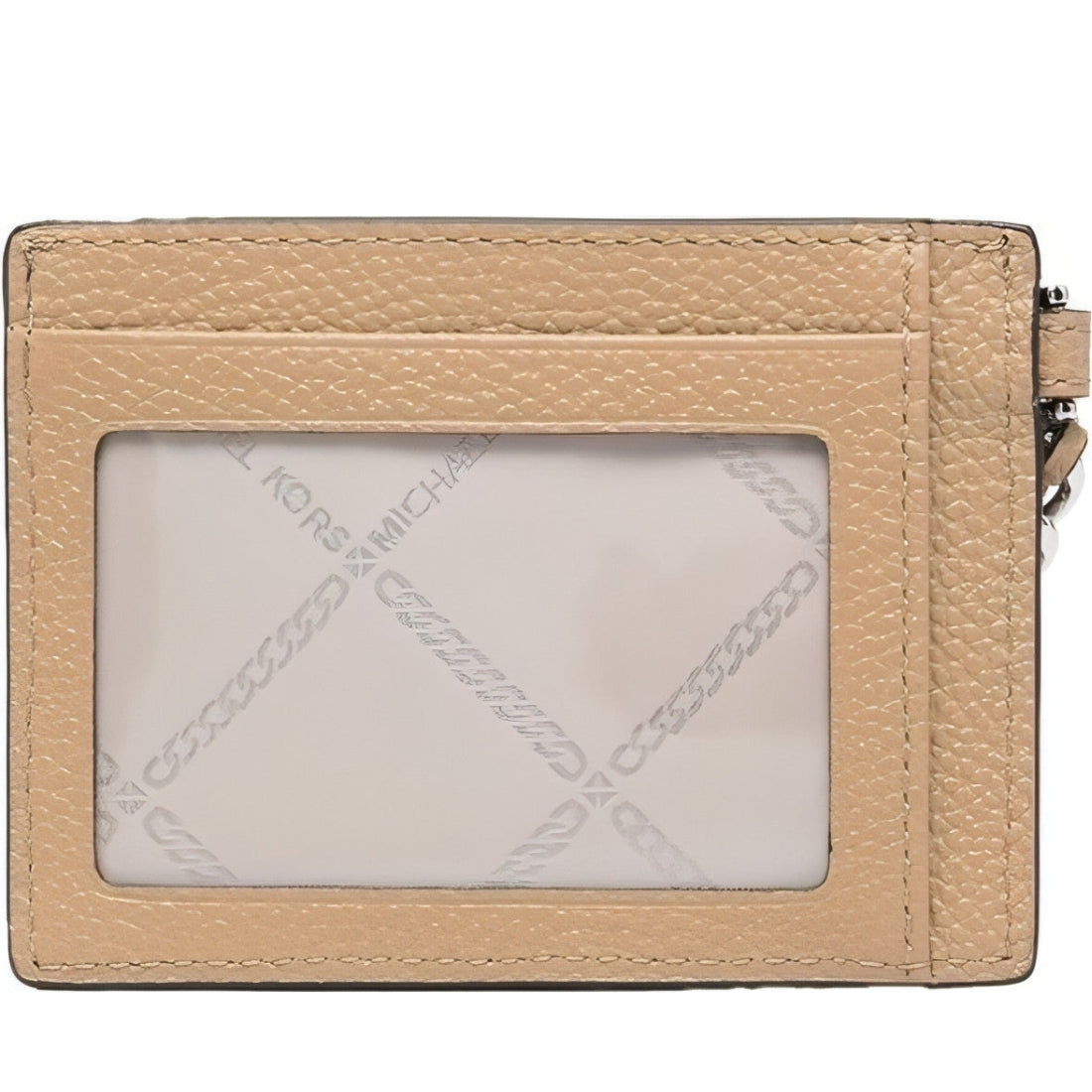 Michael Kors womens camel small chain card holder | Vilbury London