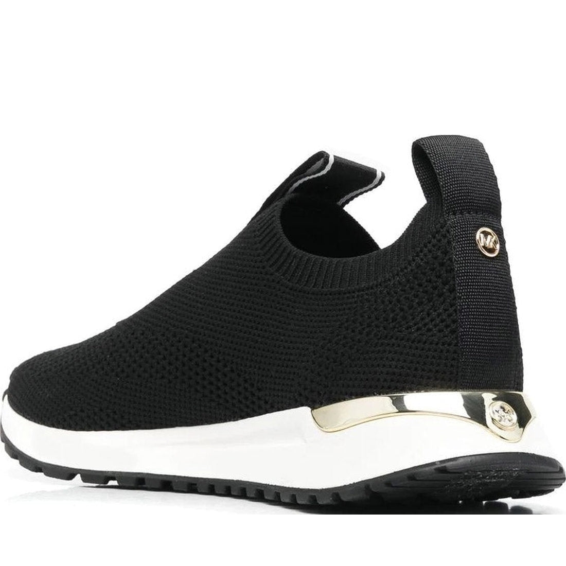 Michael Kors womens Black bodie slip on trainers | Vilbury London