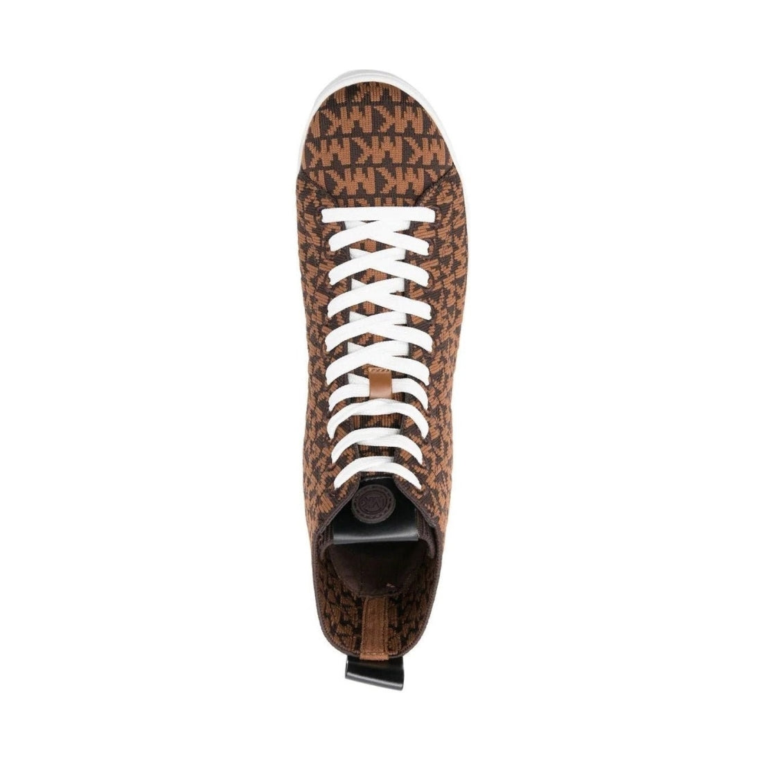 Michael Kors womens Brown Multi edie knit high top | Vilbury London