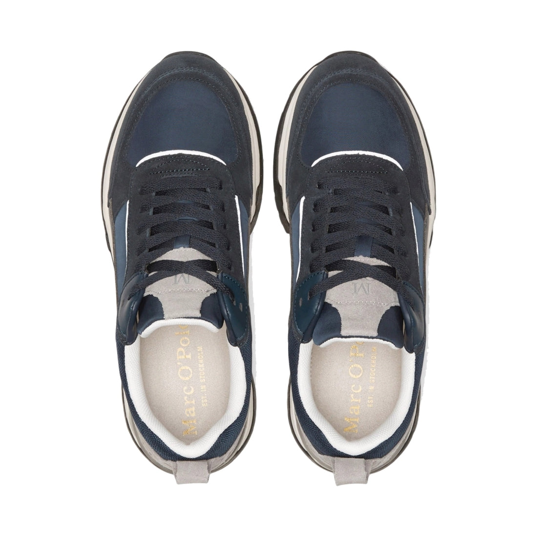 Marc O'Polo Mens Navy Combi peter shoes | Vilbury London