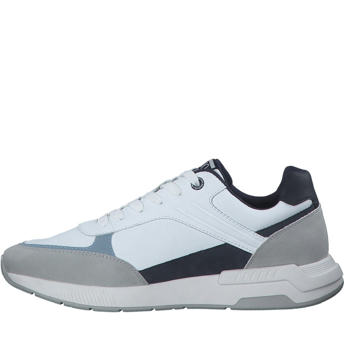 s.Oliver mens white casual closed sport shoe | Vilbury London