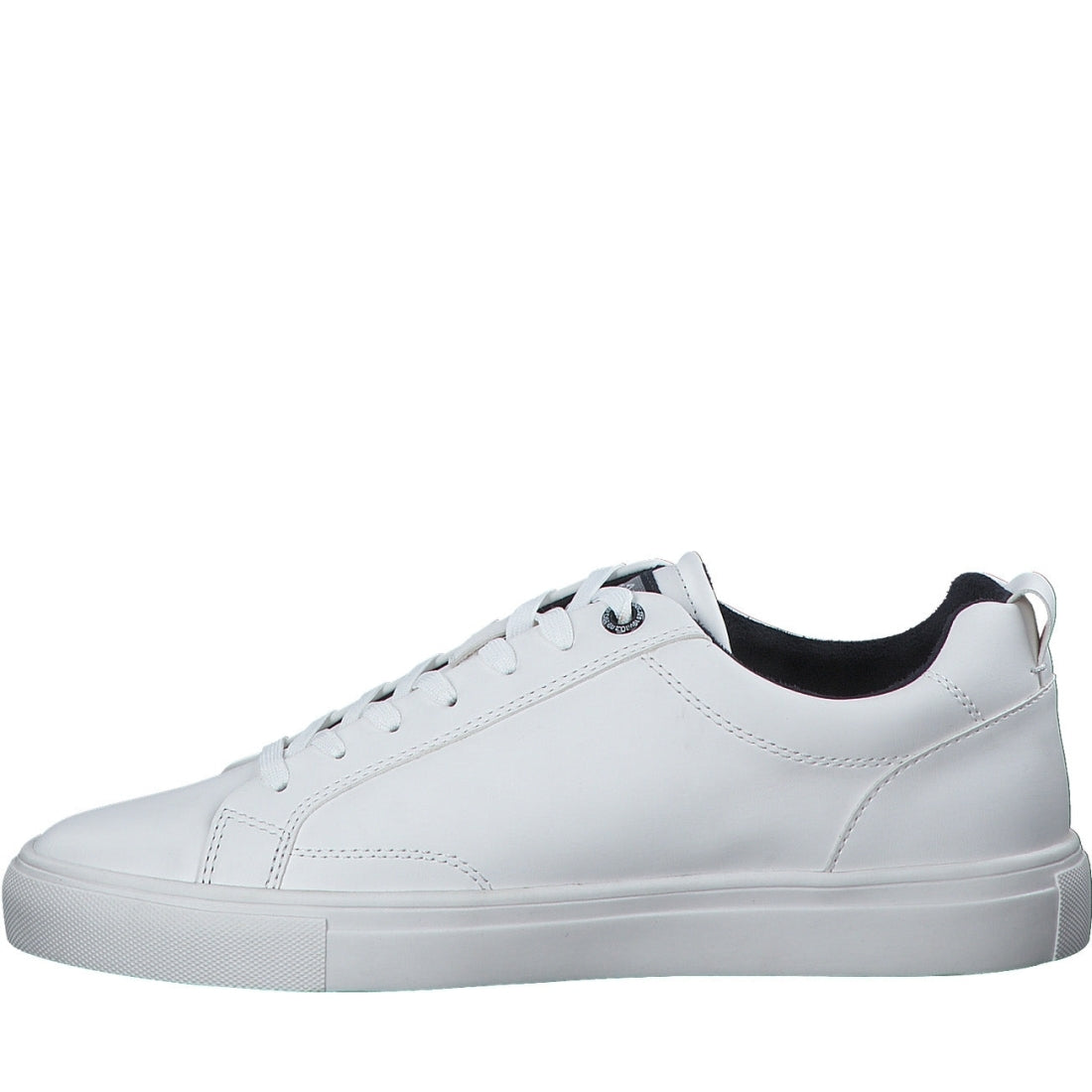 s.Oliver mens white casual closed sport shoe | Vilbury London