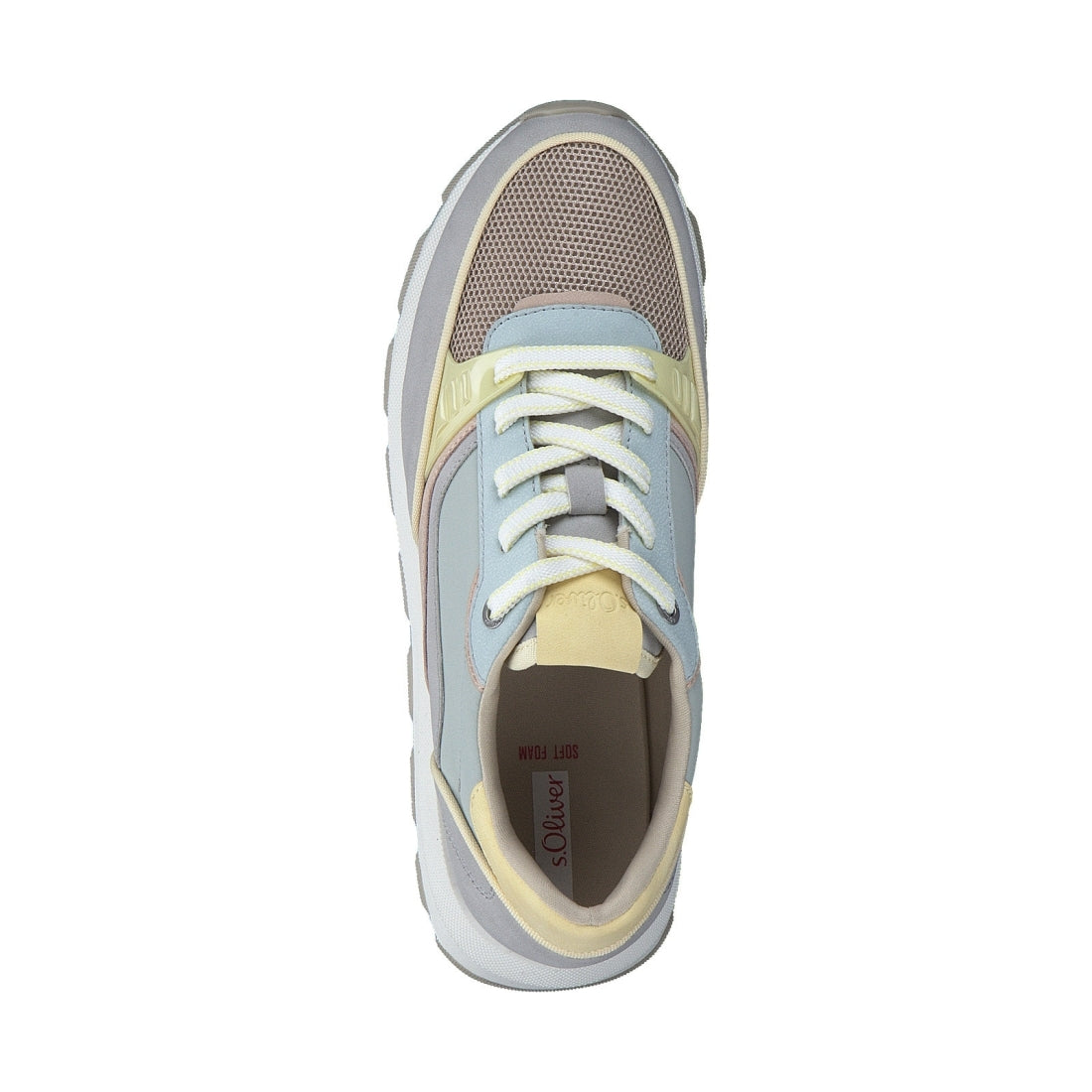 s.Oliver womens multi casual closed sport shoe | Vilbury London