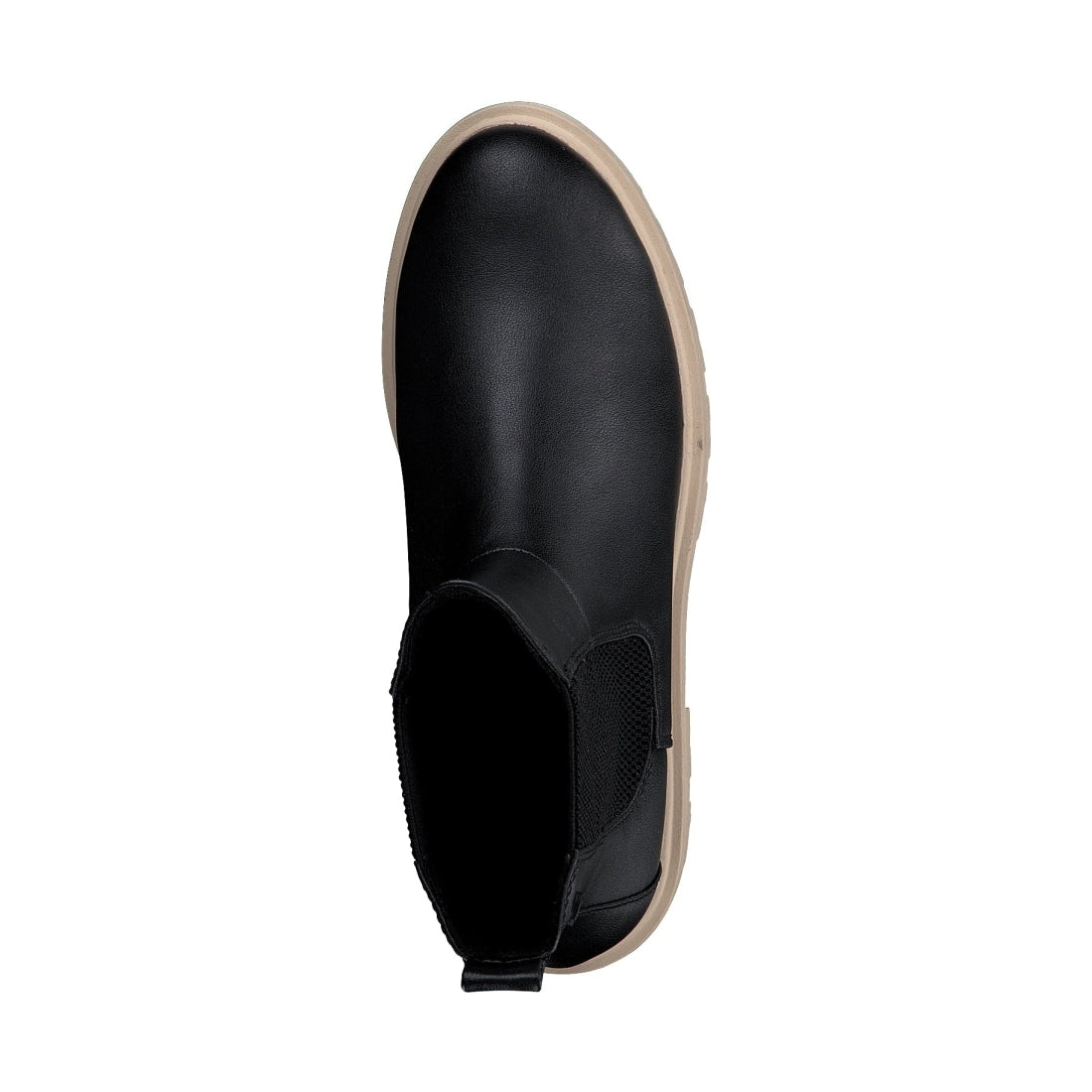 s.Oliver womens black casual closed booties | Vilbury London