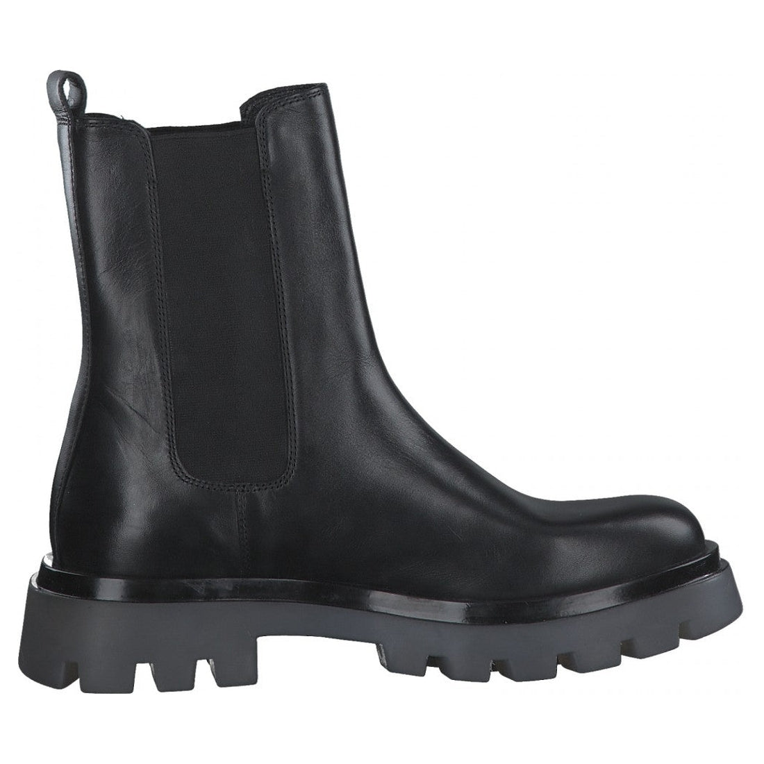 s.Oliver womens black casual closed booties | Vilbury London