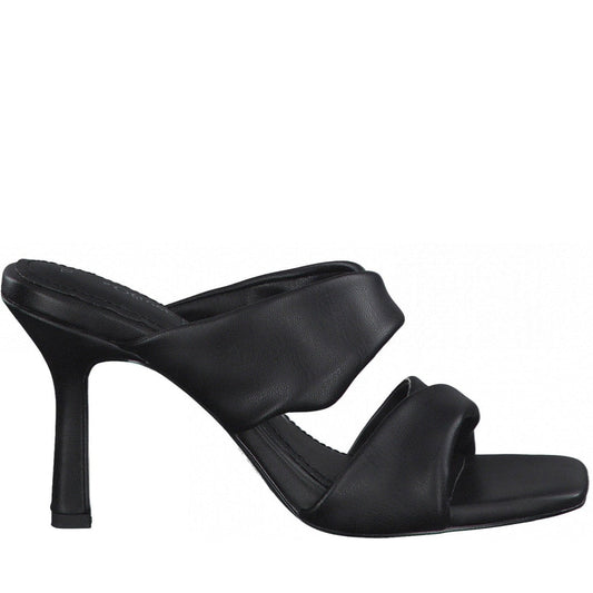 s.Oliver Womens black elegant open sandals | Vilbury London