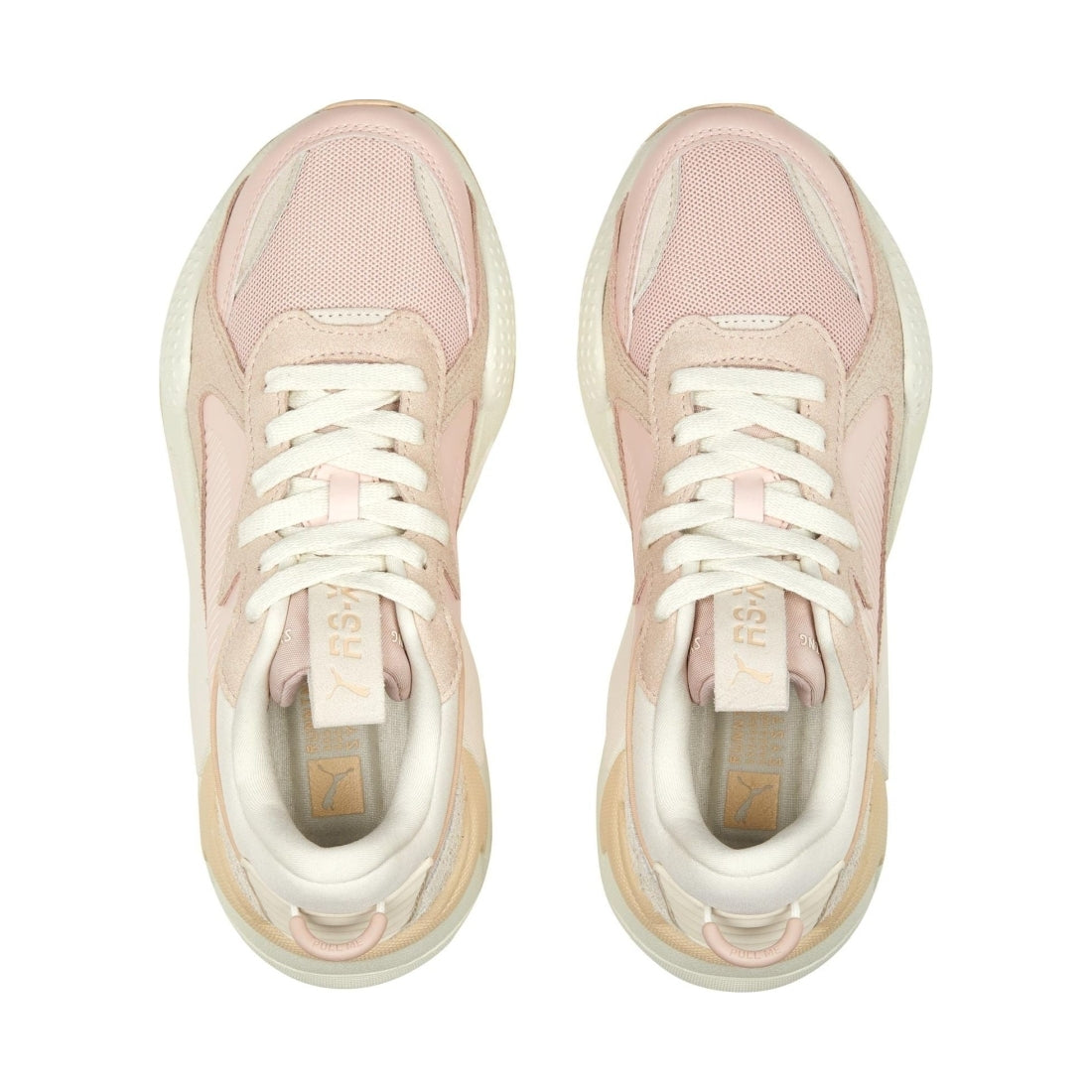 Puma womens rose powder rs-x thrifted sport shoe | Vilbury London