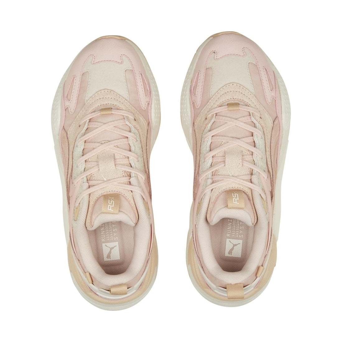 Puma womens rose dust pristine rs-x efekt sport shoe | Vilbury London