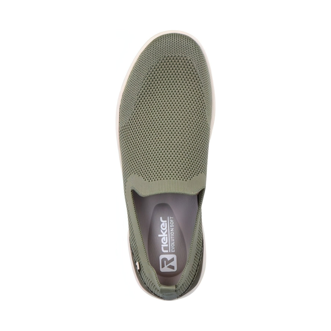 Rieker mens green casual closed sport shoe | Vilbury London