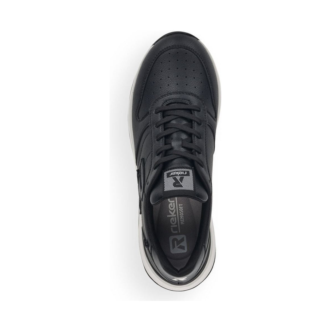 Rieker womens black casual closed sport shoe | Vilbury London