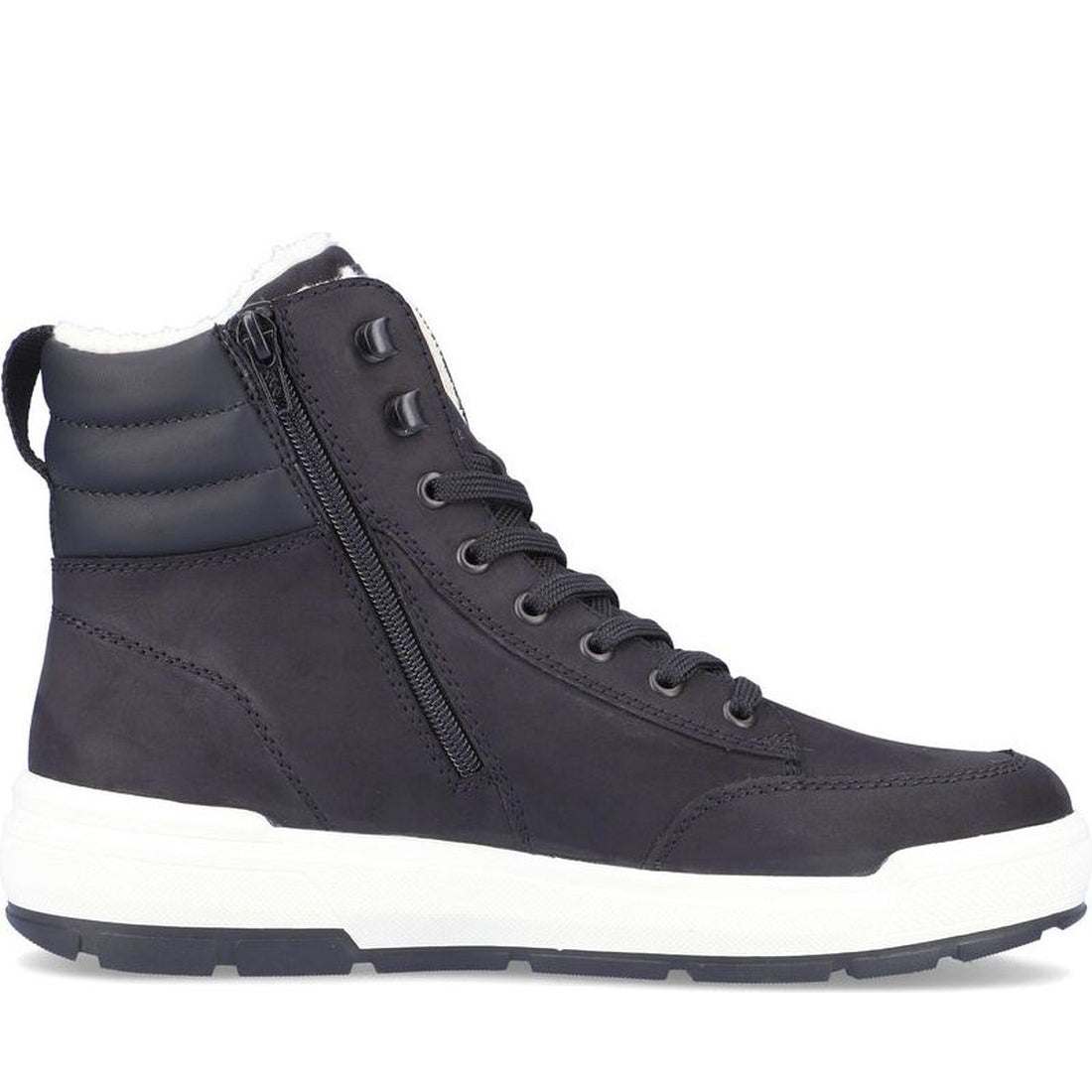 R-Evolution mens black casual closed booties | Vilbury London