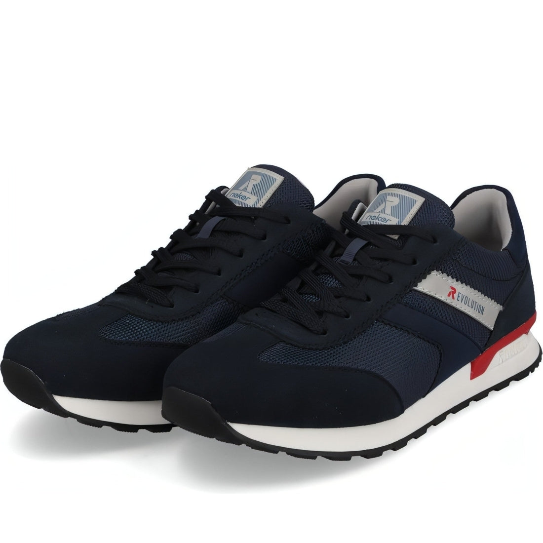 Rieker mens blue casual closed sport shoe | Vilbury London