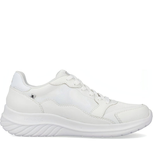 Rieker mens white casual closed sport shoe | Vilbury London