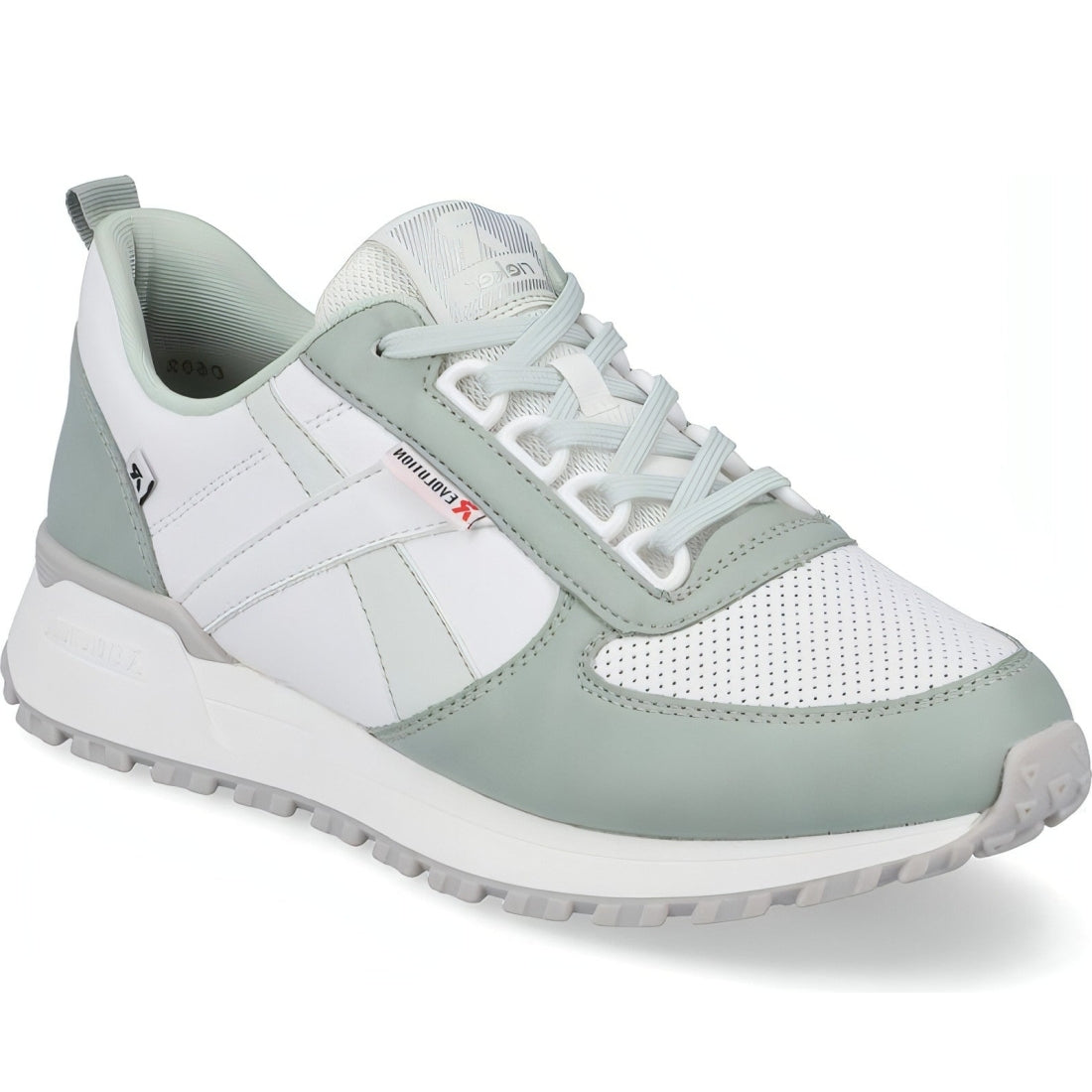 Rieker womens white casual closed sport shoe | Vilbury London