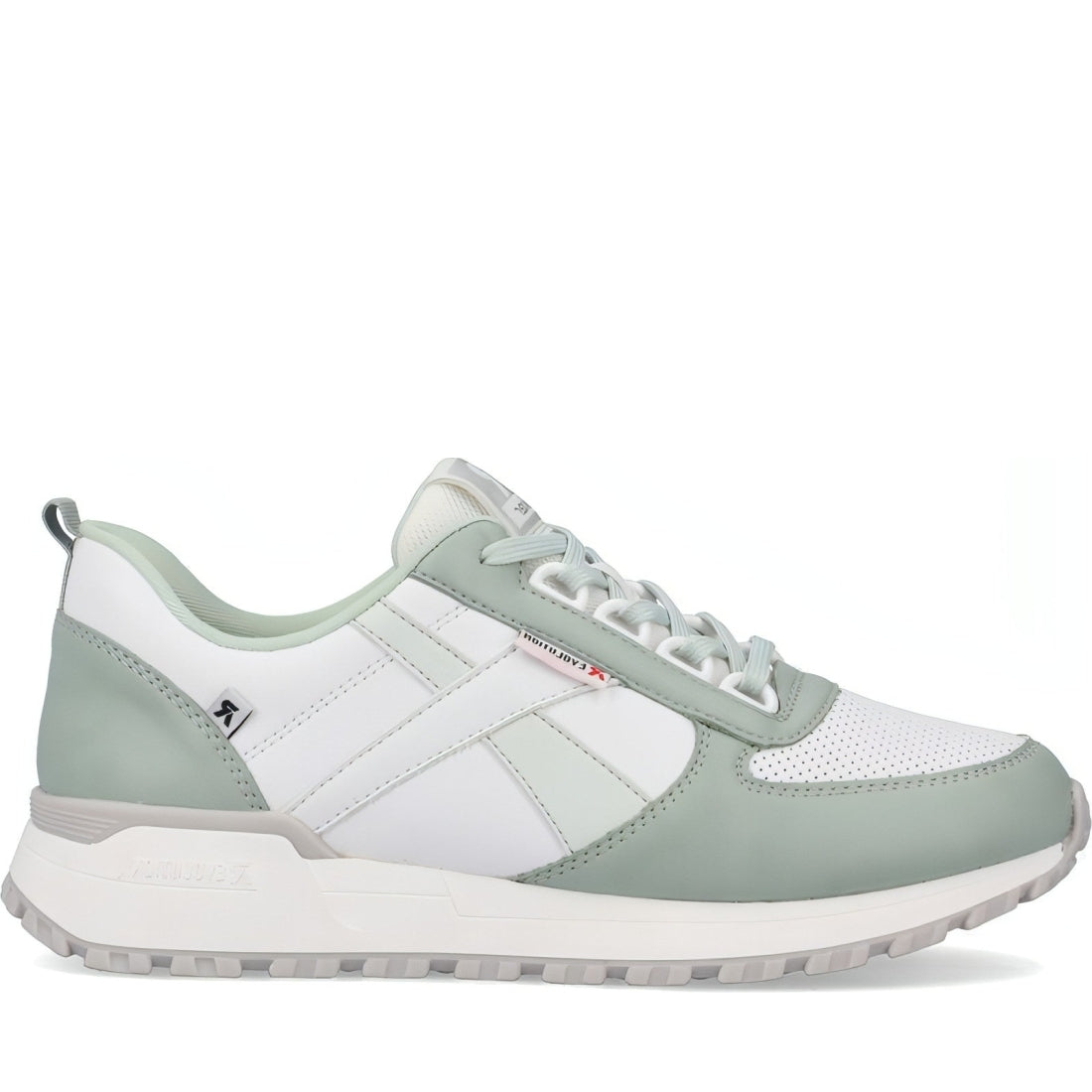 Rieker womens white casual closed sport shoe | Vilbury London