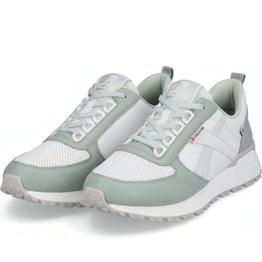 Rieker womens white casual closed sport shoe | Vilbury London