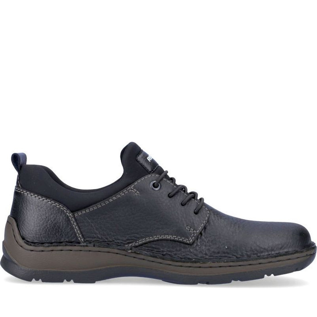 Rieker mens black casual closed booties | Vilbury London