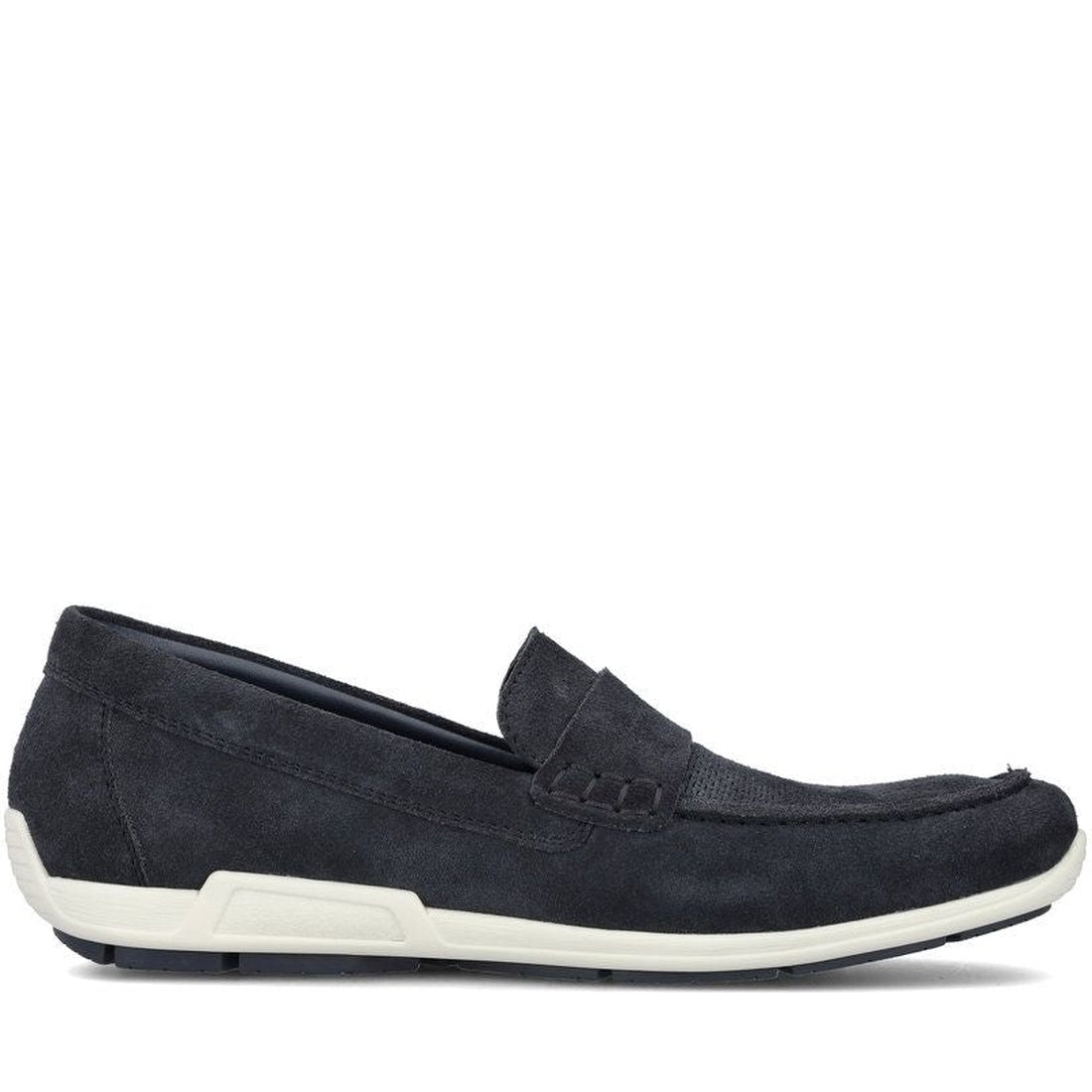 Rieker mens blue casual closed mocasins | Vilbury London