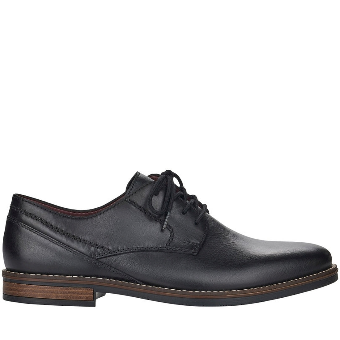 Rieker Mens nero casual closed shoes | Vilbury London