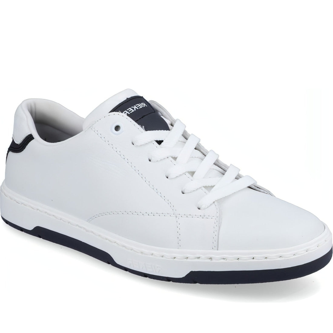 Rieker mens white casual closed sport shoe | Vilbury London