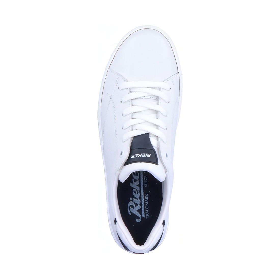 Rieker mens white casual closed sport shoe | Vilbury London