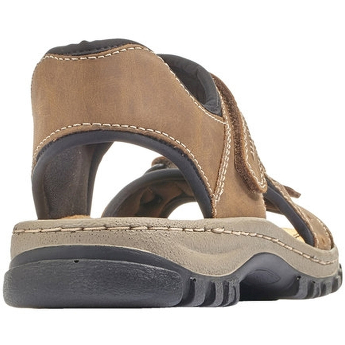 Rieker Mens zimt casual open sandals | Vilbury London