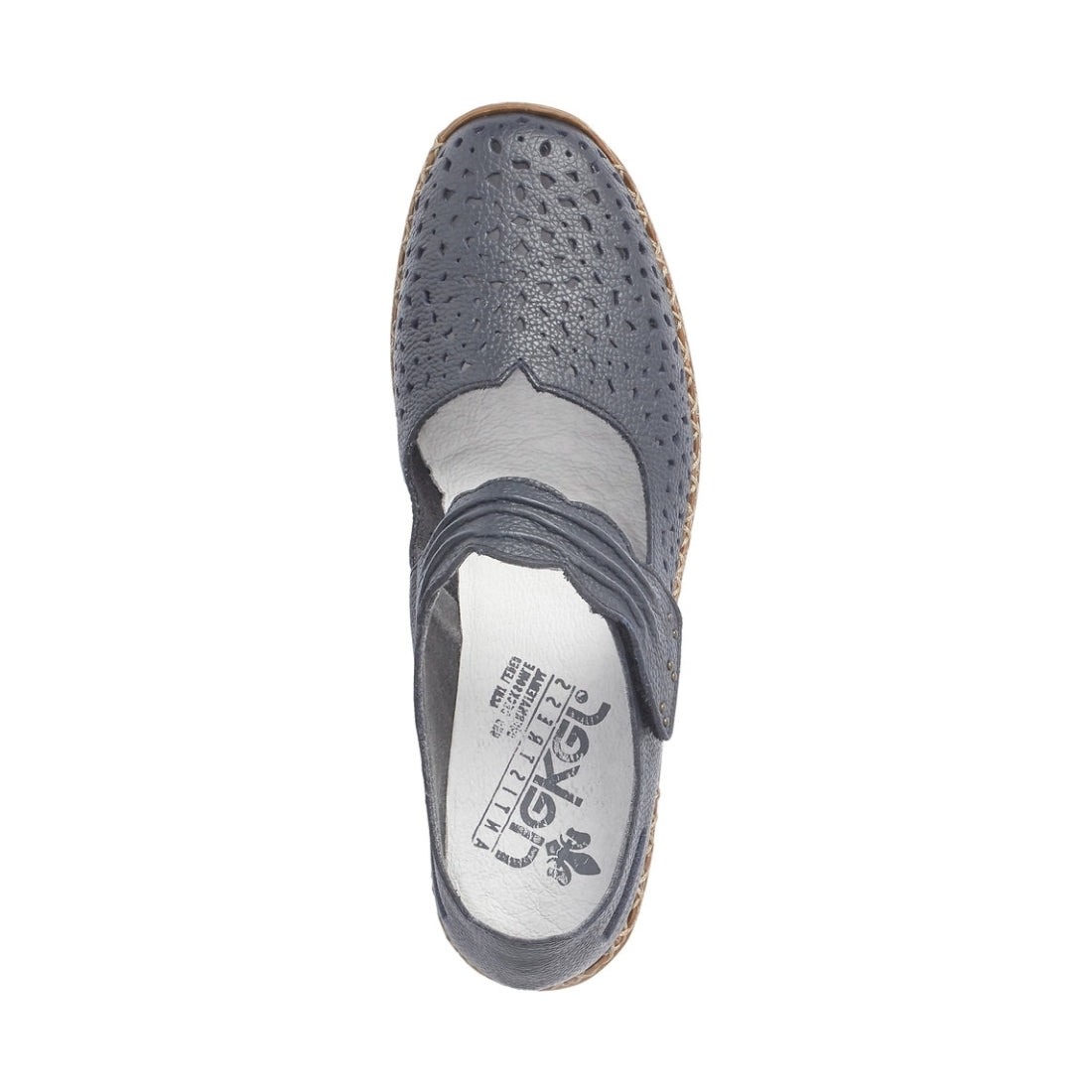 Rieker Womens royal casual part-open sandals | Vilbury London