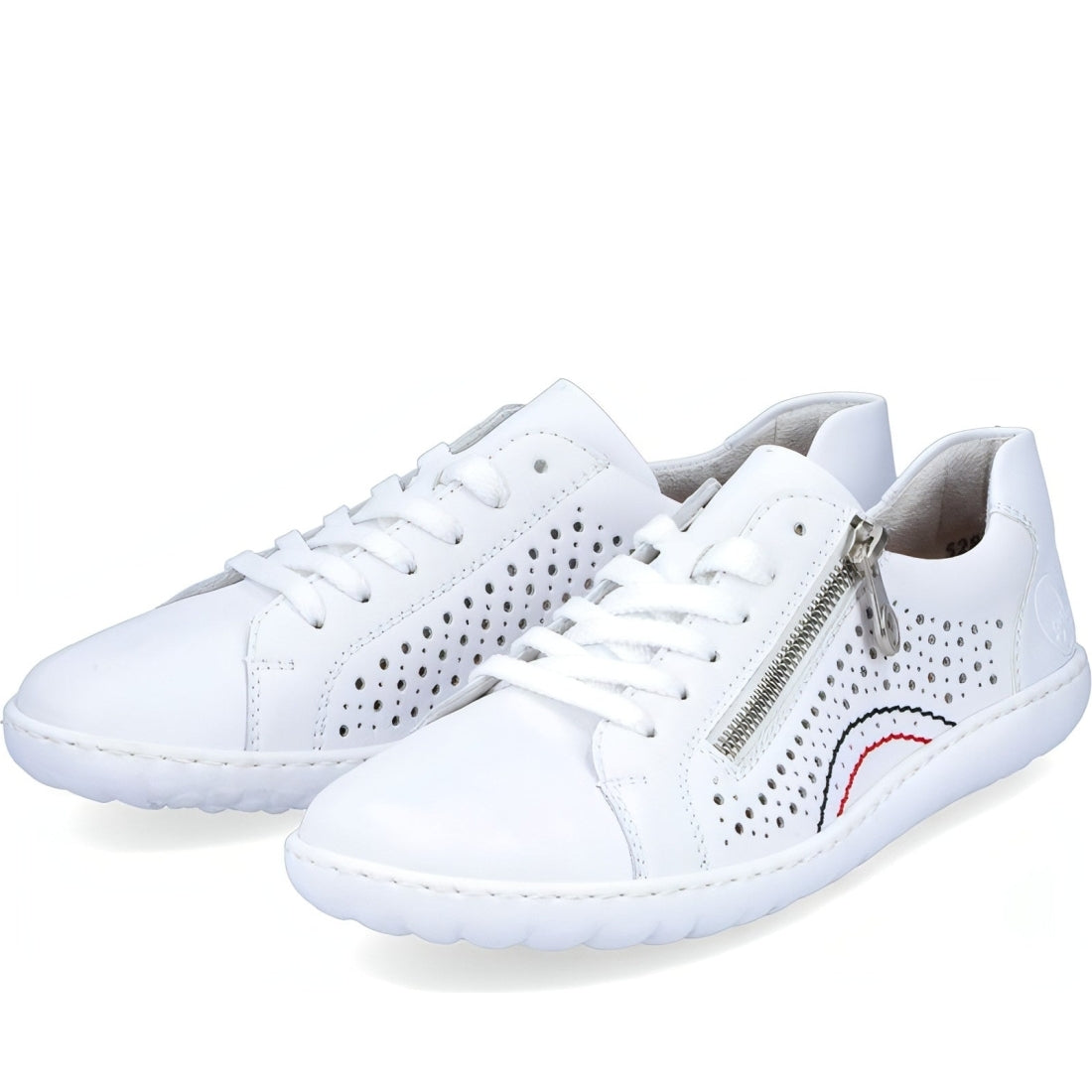 Rieker womens white casual closed sport shoe | Vilbury London