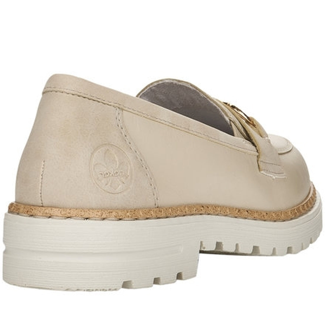 Rieker Womens offwhite casual closed shoes | Vilbury London