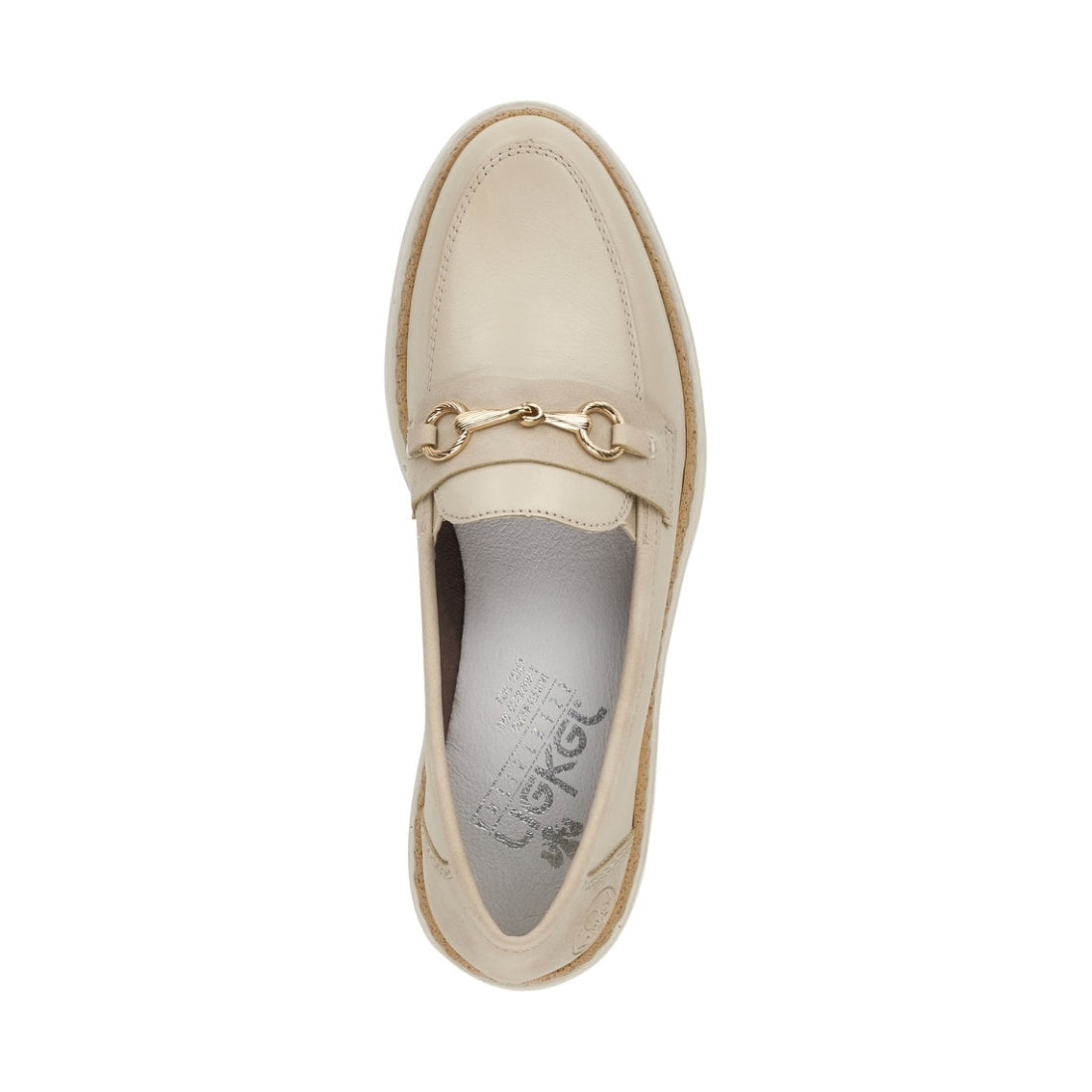 Rieker Womens offwhite casual closed shoes | Vilbury London