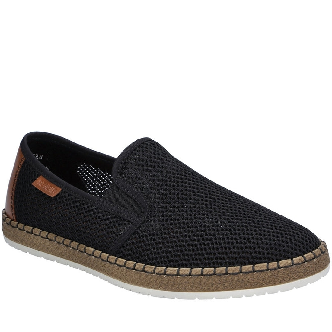 Rieker Mens schwarz casual closed shoes | Vilbury London