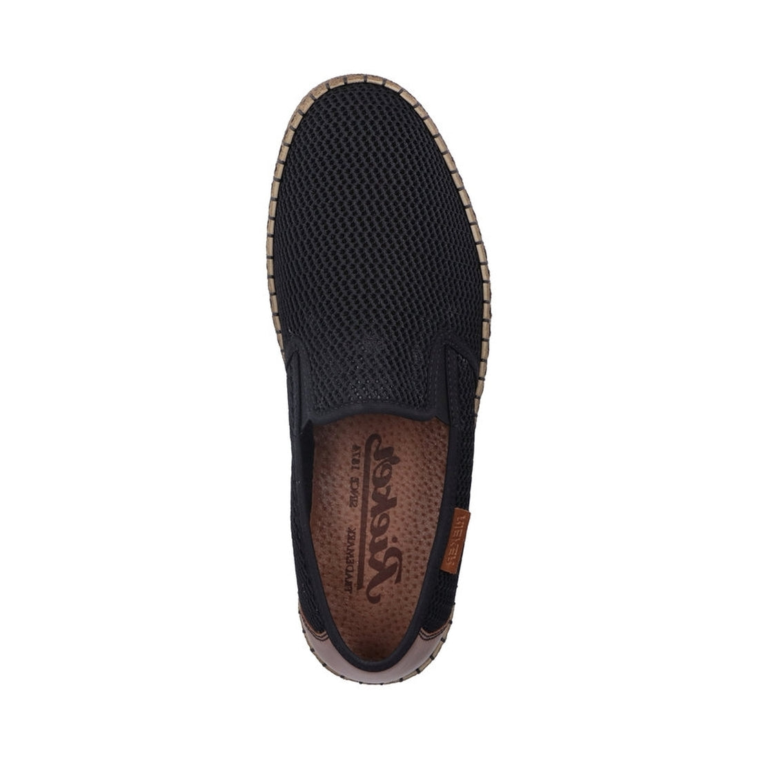 Rieker Mens schwarz casual closed shoes | Vilbury London