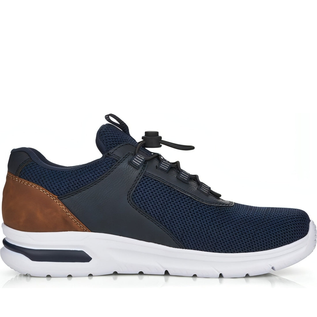 Rieker mens blue casual closed sport shoe | Vilbury London