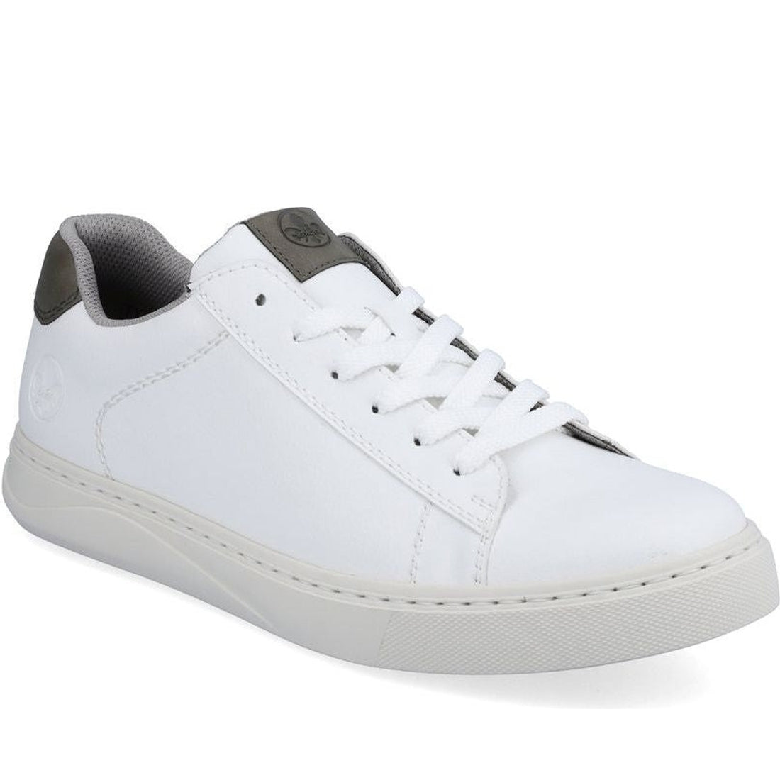 Rieker mens white casual closed sport shoe | Vilbury London