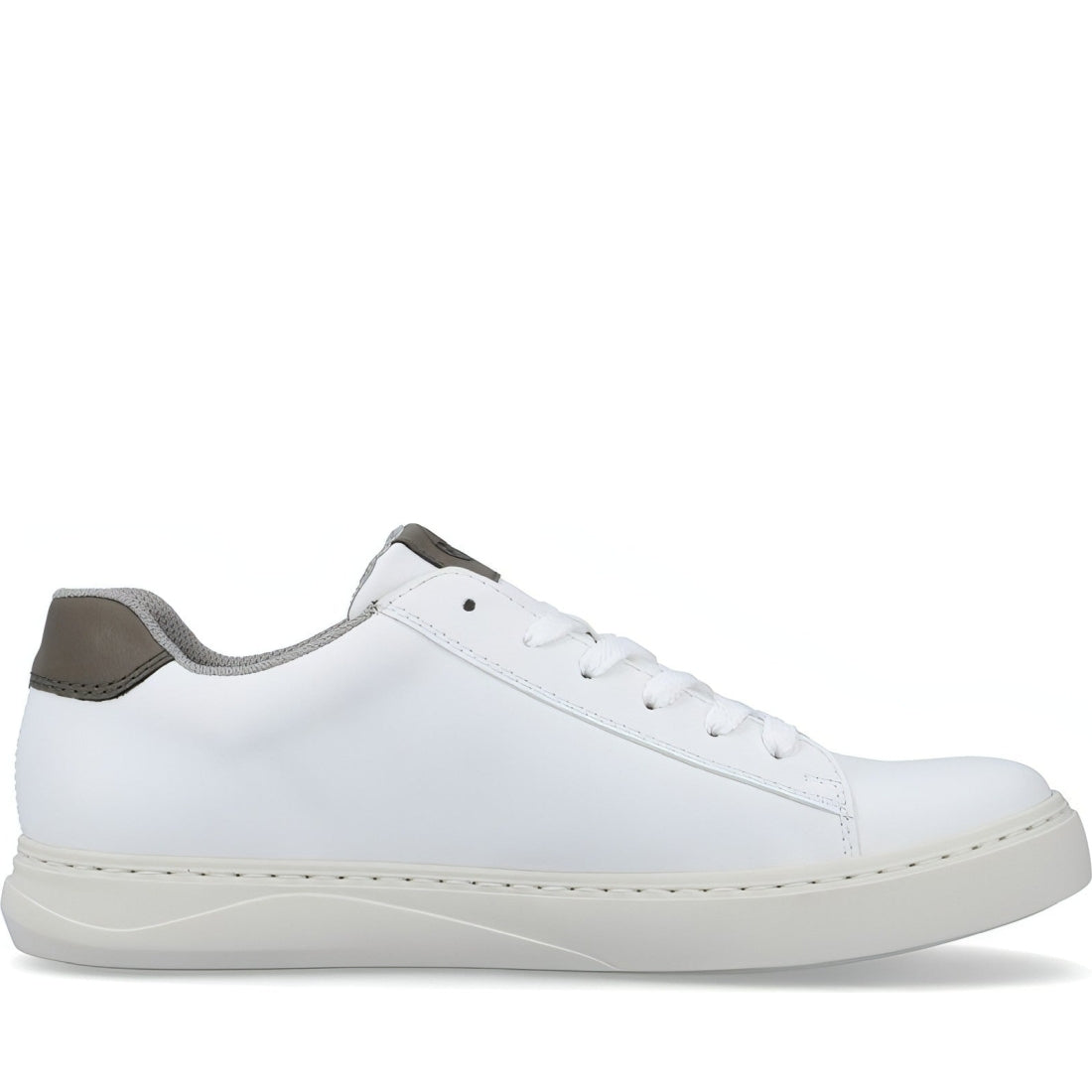 Rieker mens white casual closed sport shoe | Vilbury London