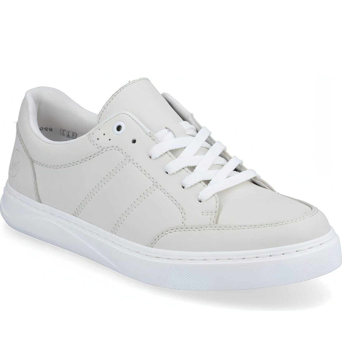 Rieker mens white casual closed sport shoe | Vilbury London