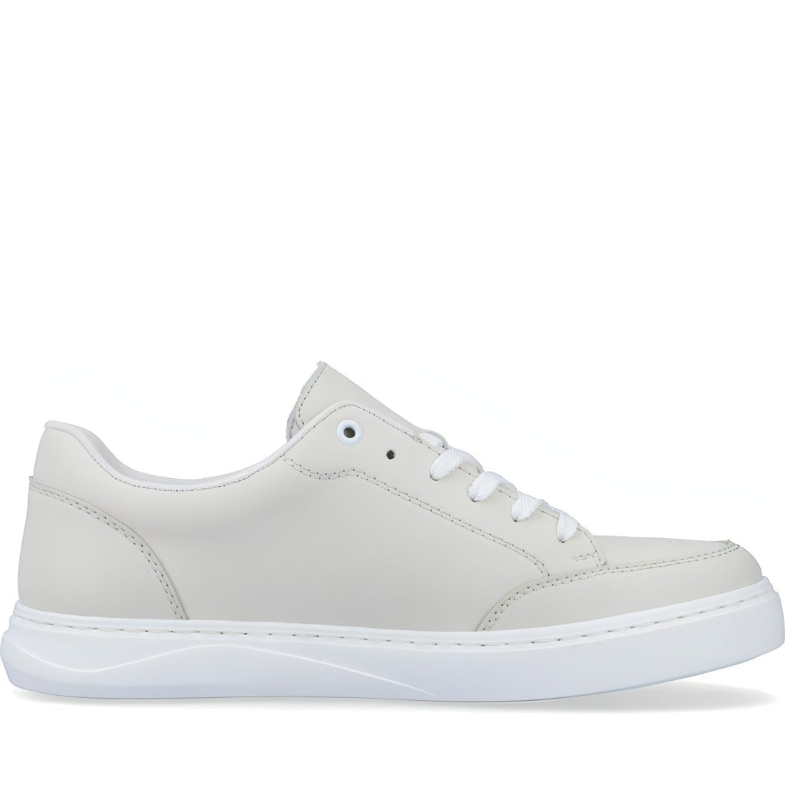 Rieker mens white casual closed sport shoe | Vilbury London