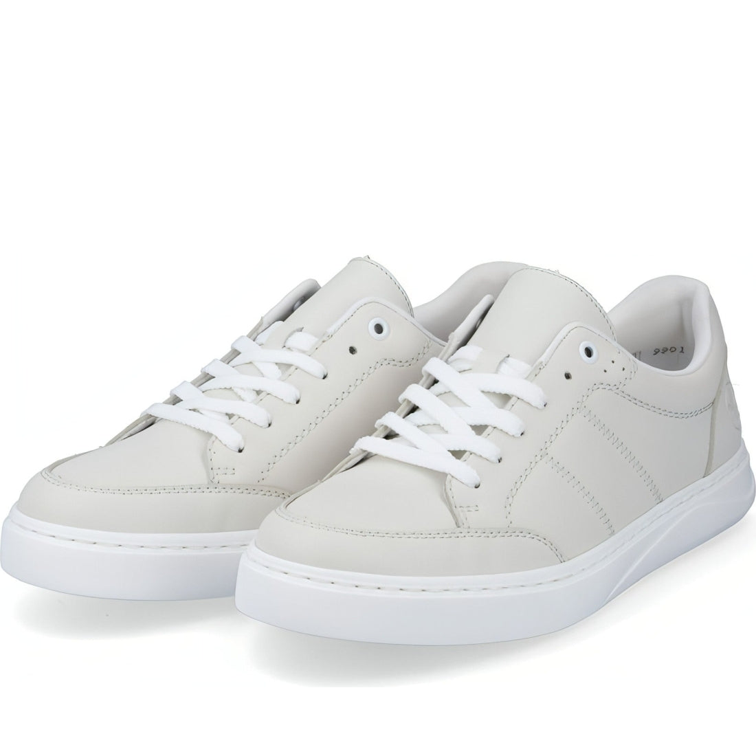 Rieker mens white casual closed sport shoe | Vilbury London