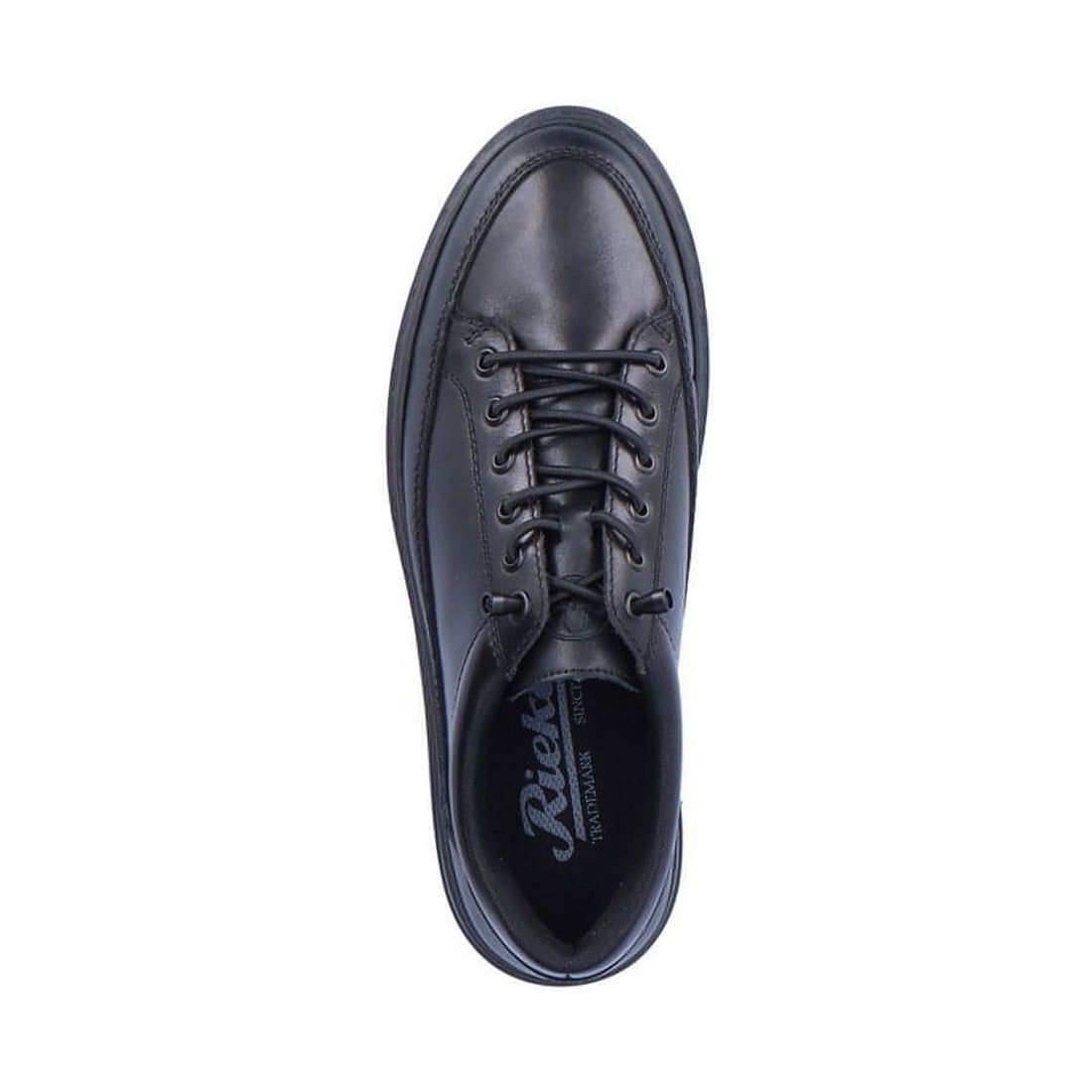 Rieker mens black casual closed sport shoe | Vilbury London