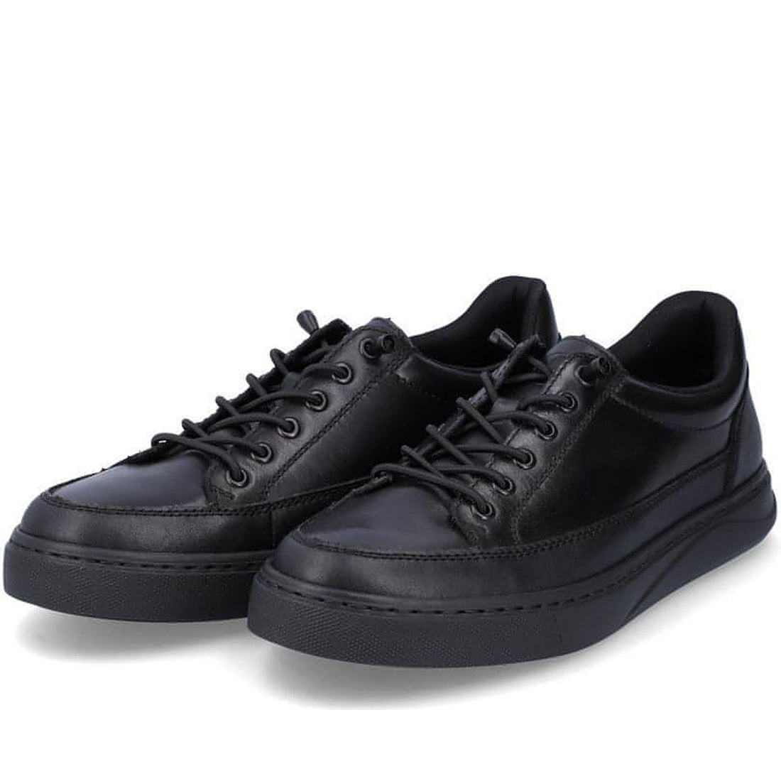 Rieker mens black casual closed sport shoe | Vilbury London