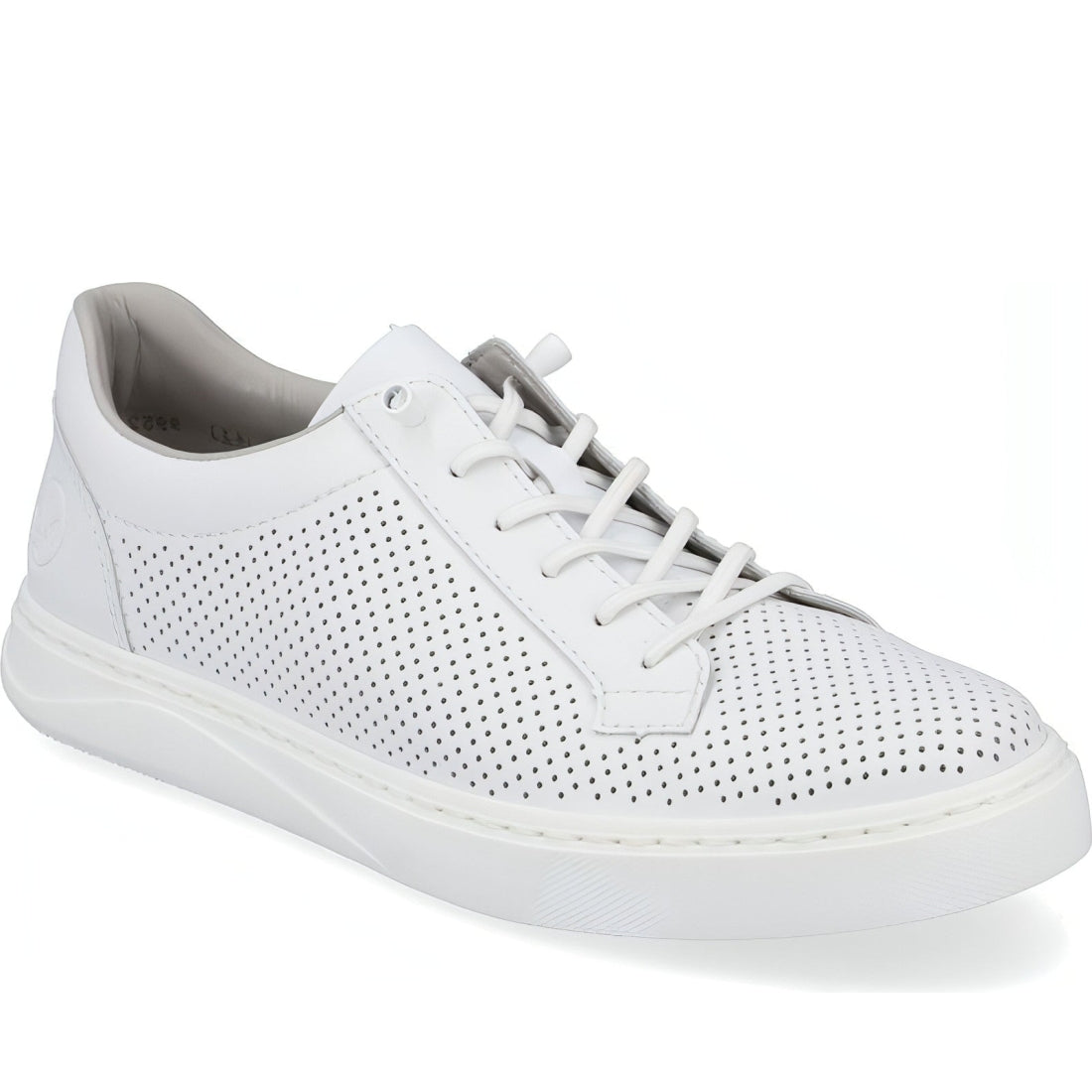 Rieker mens white casual closed sport shoe | Vilbury London