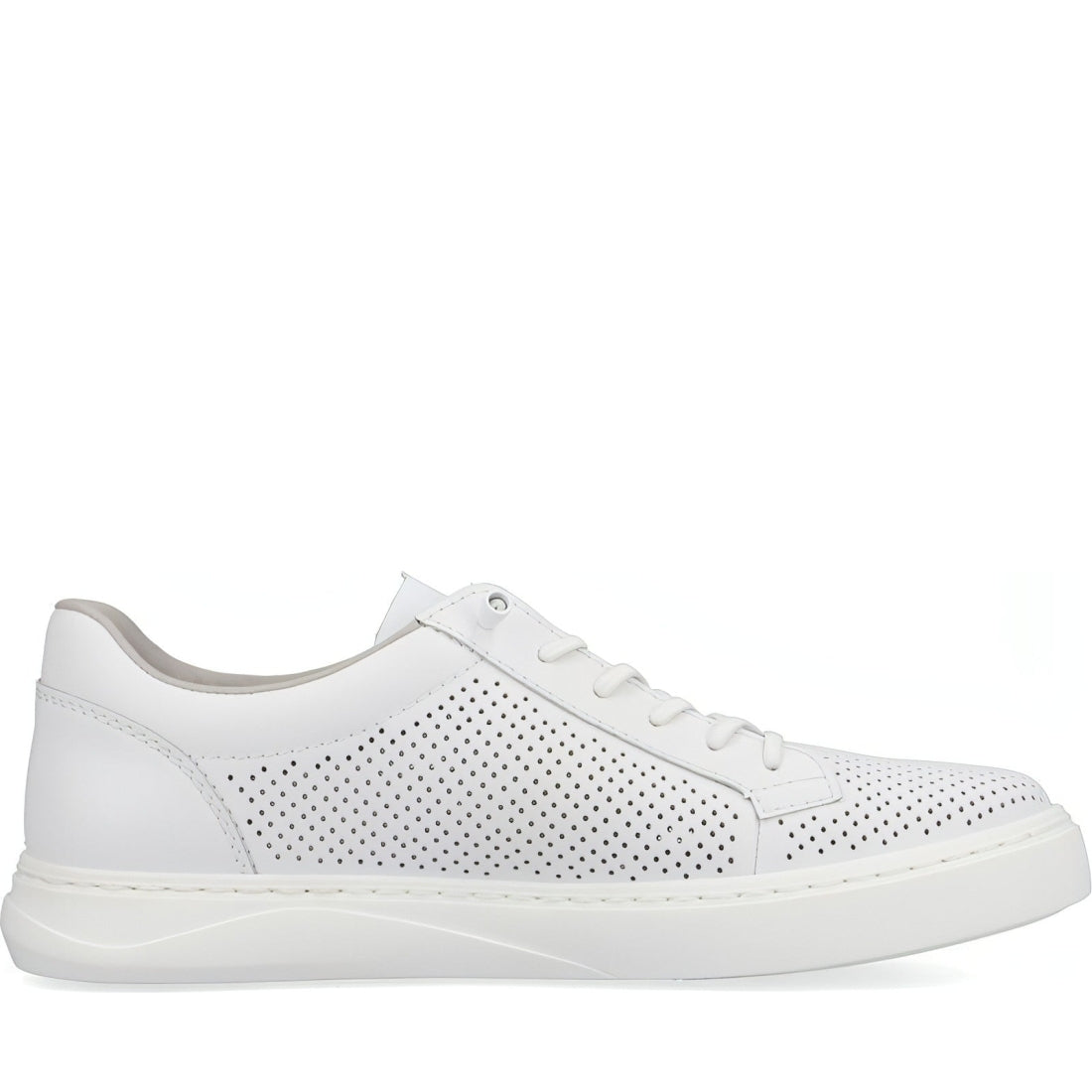 Rieker mens white casual closed sport shoe | Vilbury London