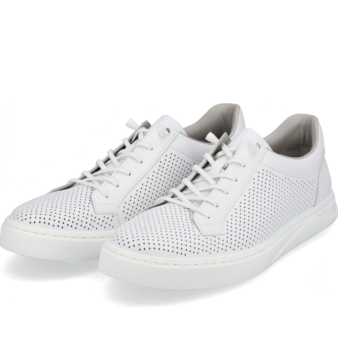 Rieker mens white casual closed sport shoe | Vilbury London