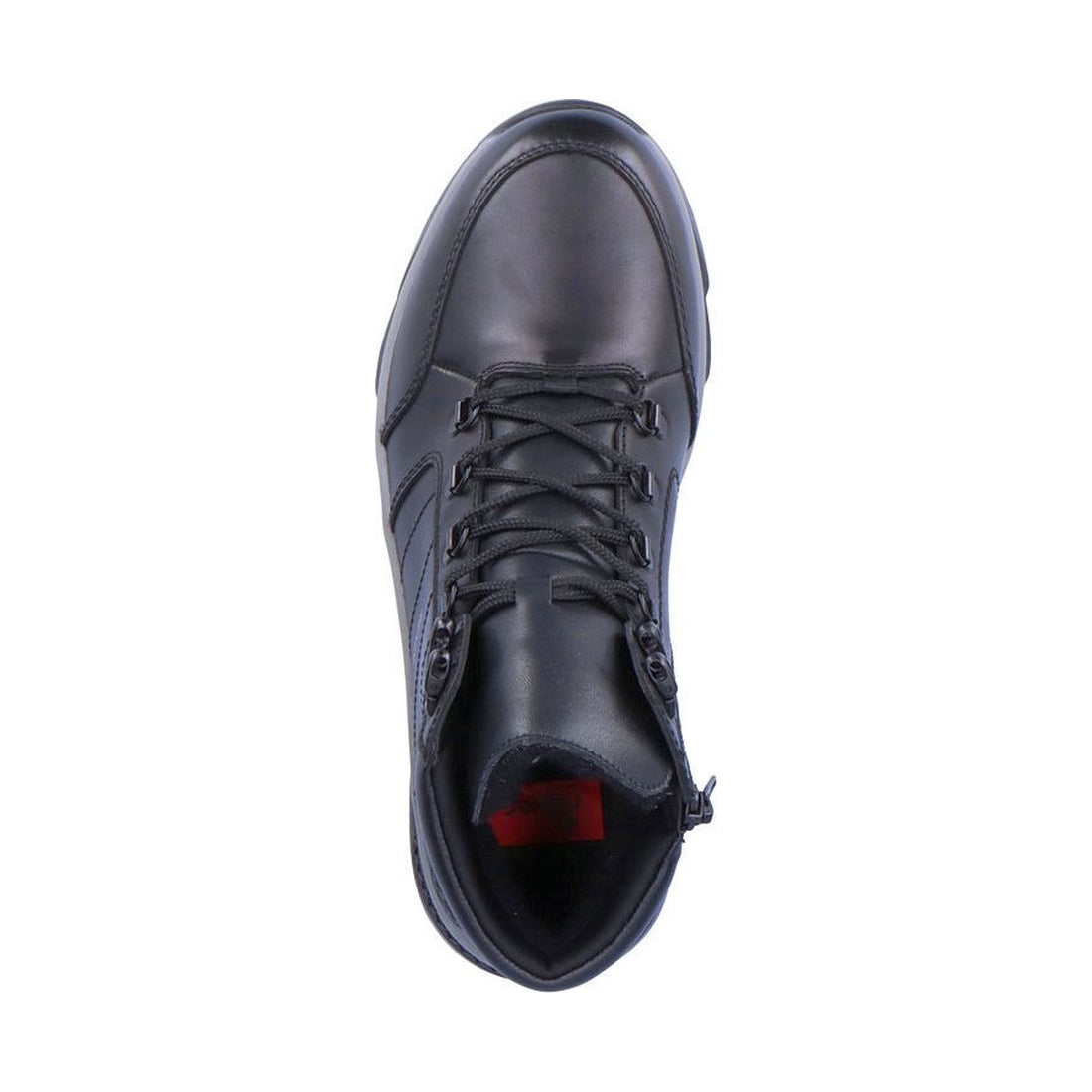 Rieker mens black casual closed booties | Vilbury London